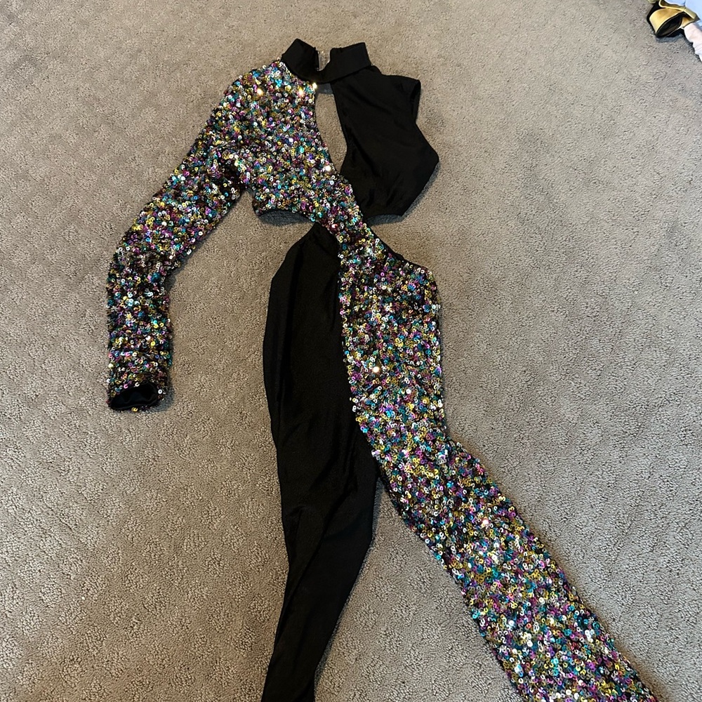 Sequin Bodysuit Dance Costume